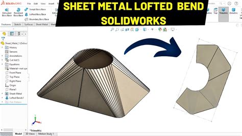 solidworks sheet metal cone|solidworks sheet metal cylinder.